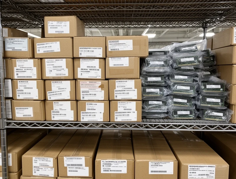 Inventario en estantes